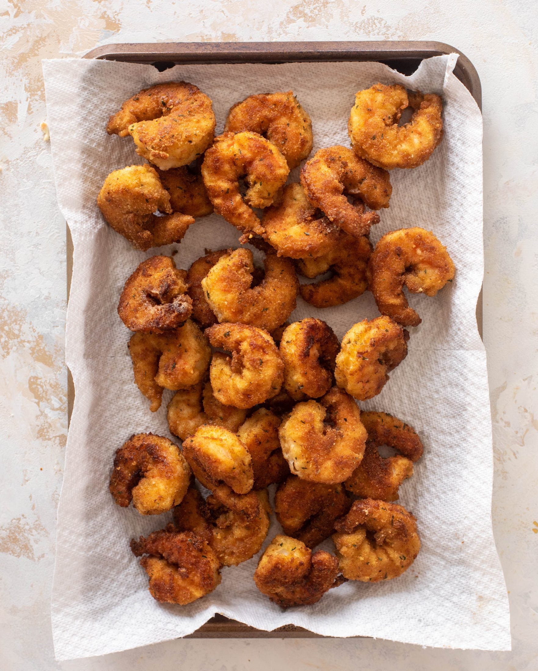 crispy shrimp sandwiches with lime slaw