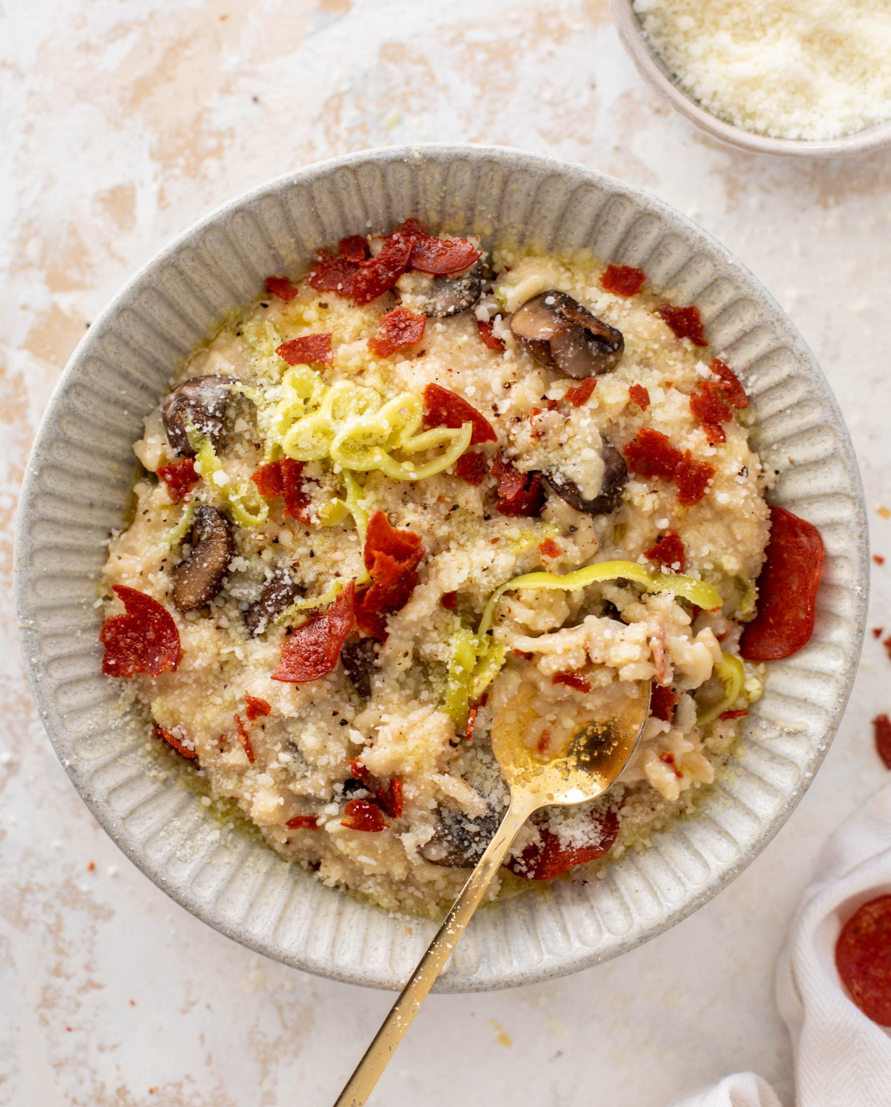 pizza supreme risotto