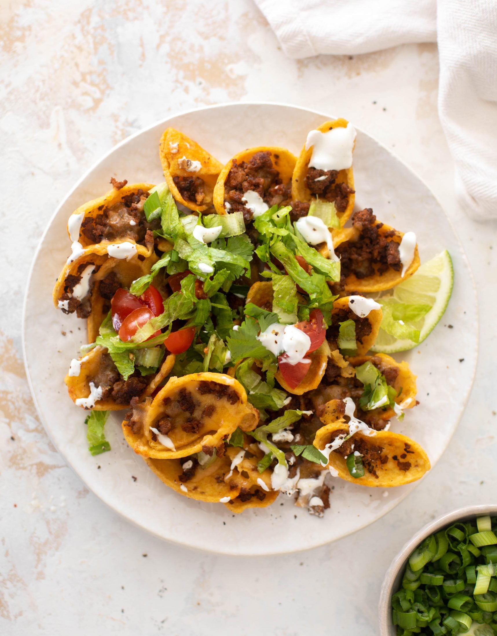 sheet pan walking taco nachos