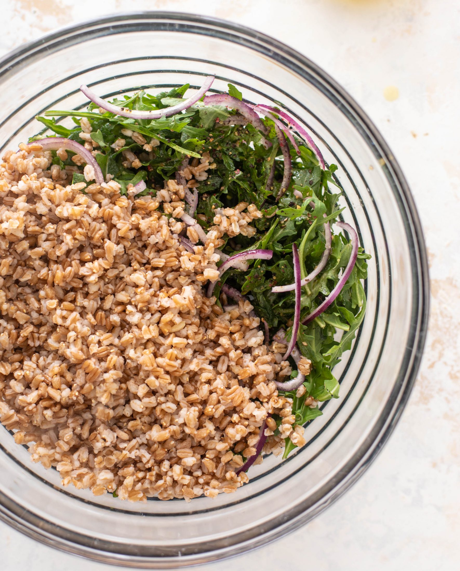 sweet potato farro salad