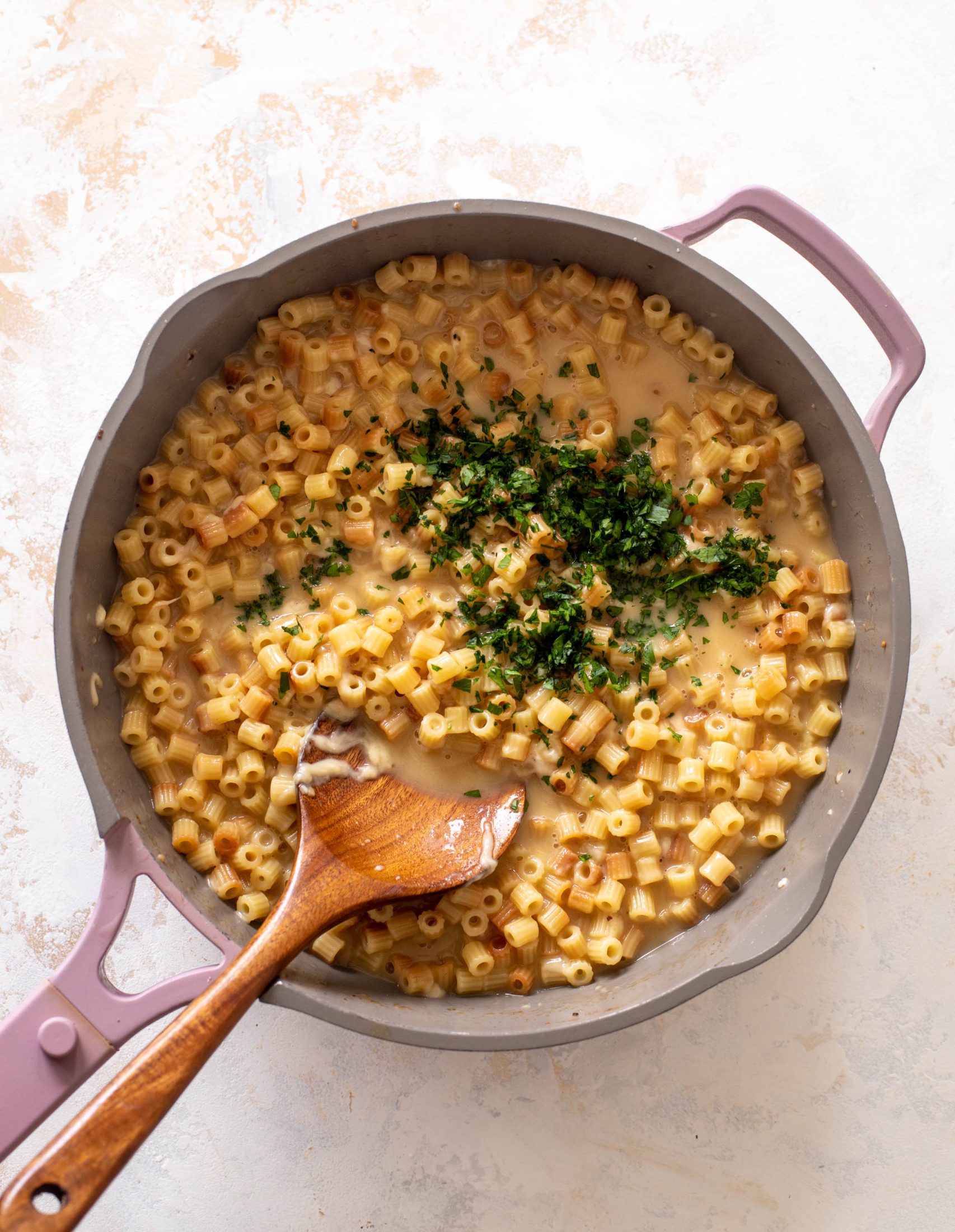 15 minute garlic parmesan pasta