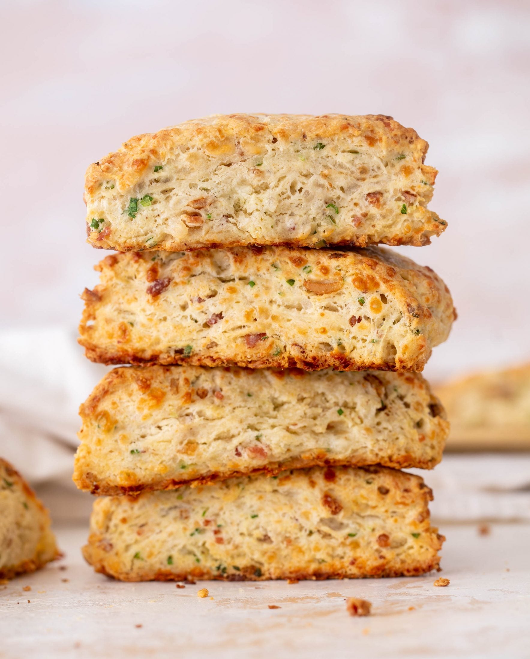 cheddar scallion bacon scones