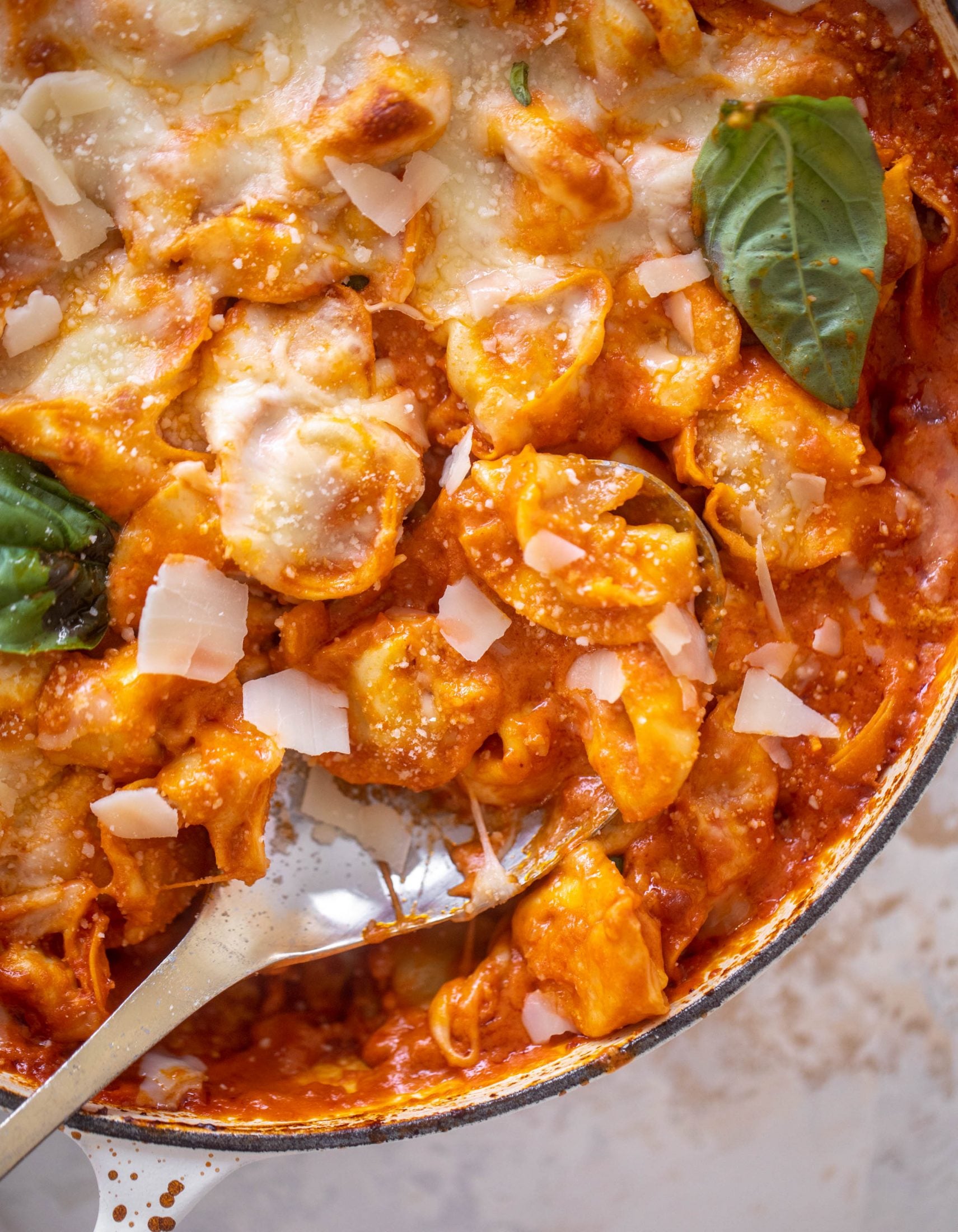 vodka sauce baked tortellini