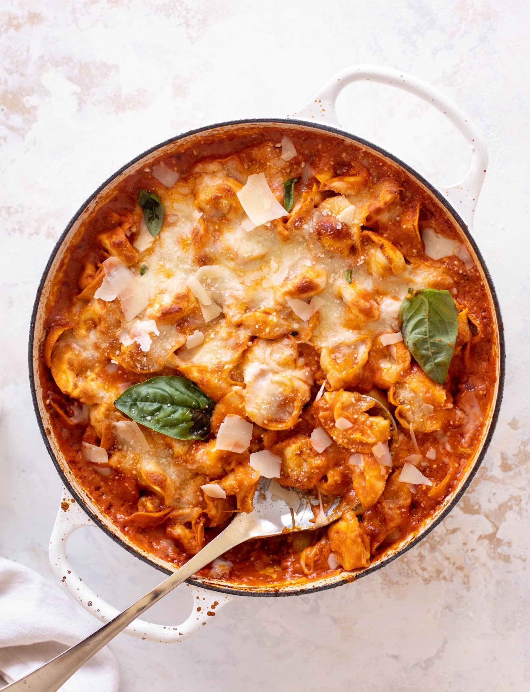 vodka sauce baked tortellini