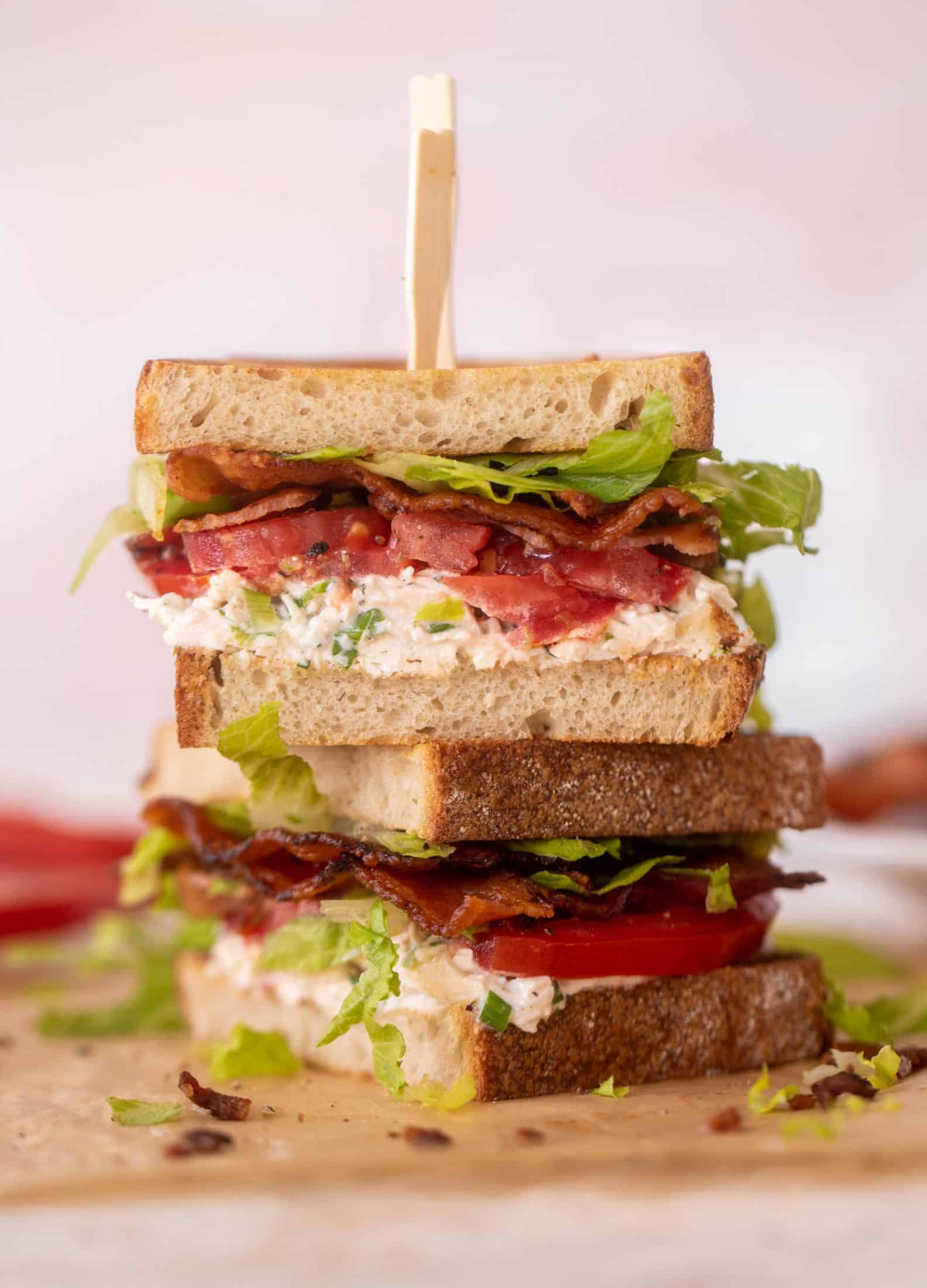chicken salad BLT