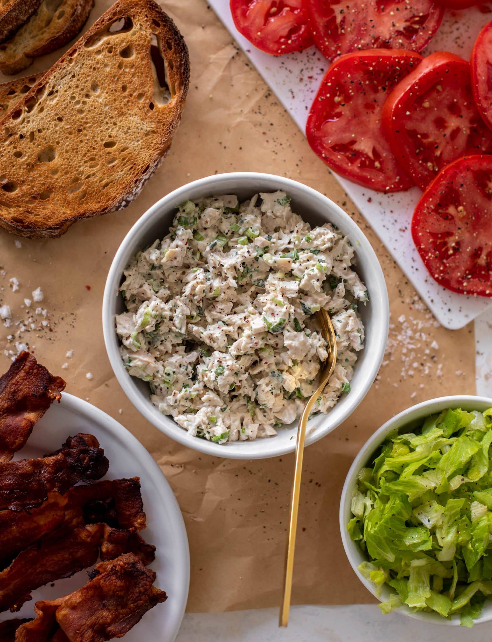 chicken salad BLT
